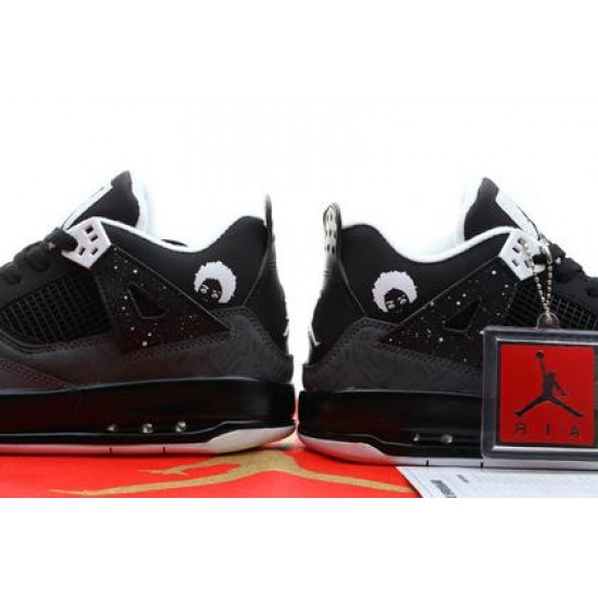 Air Jordan 4 Retro Black/Gray/White