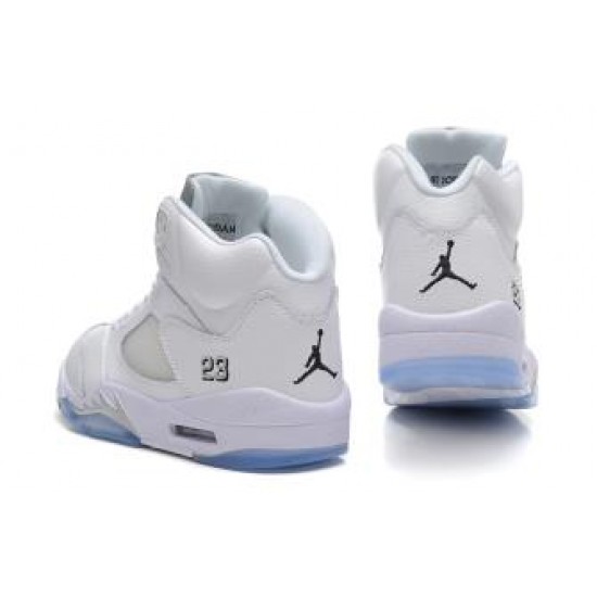 Air Jordan 5 Retro White/Metallic Silver