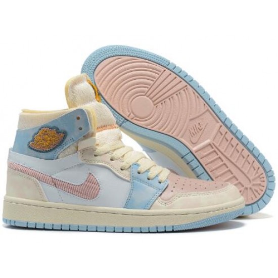 Wmns Air Jordan 1 High Zoom Comfort Pink Oxford Plum Fog