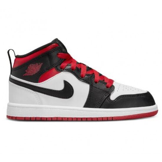 Air Jordan 1 Mid PS Gym Red Black Toe