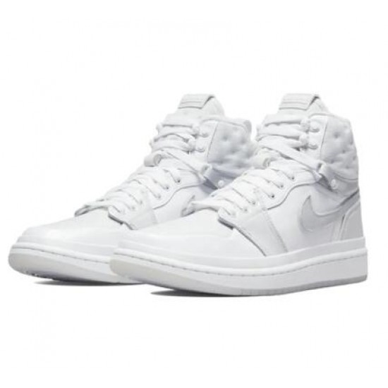 Wmns Air Jordan 1 Acclimate White Grey Fog