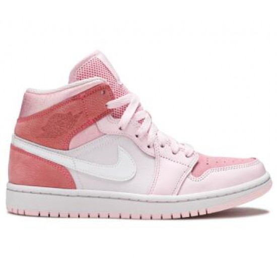 Wmns Air Jordan 1 Mid Digital Pink