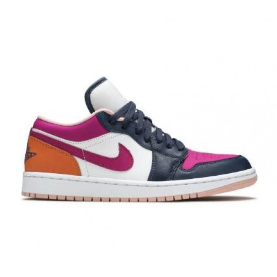 Wmns Air Jordan 1 Low SE Mismatched Purple Magenta