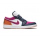 Wmns Air Jordan 1 Low SE Mismatched Purple Magenta