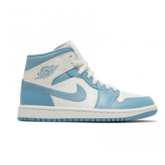 Wmns Air Jordan 1 Mid University Blue