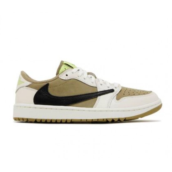 Travis Scott X Air Jordan 1 Low Golf Neutral Olive