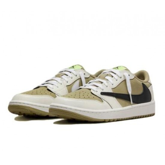 Travis Scott X Air Jordan 1 Low Golf Neutral Olive