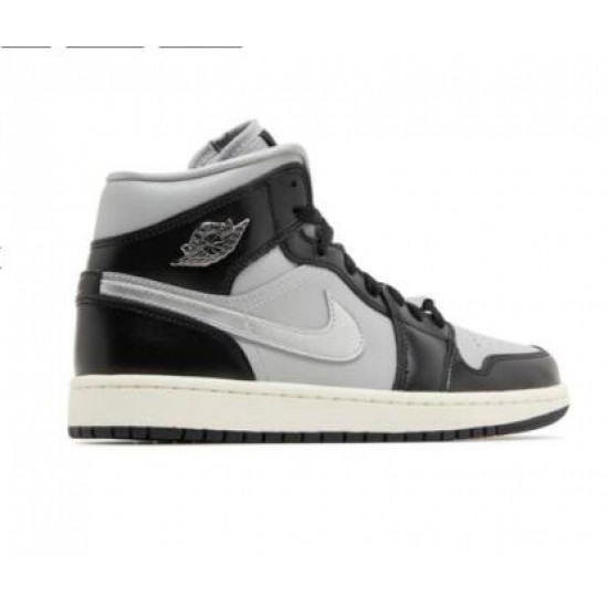 Wmns Air Jordan 1 Mid SE Black Chrome