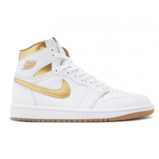 Wmns Air Jordan 1 Retro High OG Metallic Gold