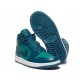 Wmns Air Jordan 1 Mid Teal French Blue